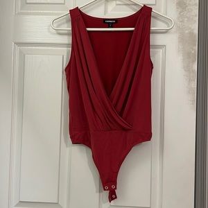 Express draped bodysuit